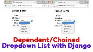 How to Implement Dependent/Chained Dropdown List with Django