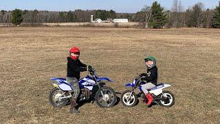 Kid’s Dirt Bike by Drone