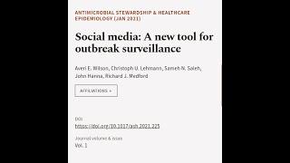 Social media: A new tool for outbreak surveillance | RTCL.TV