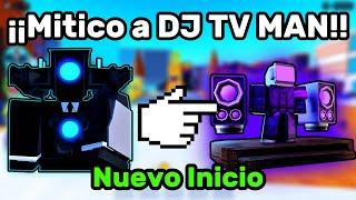 Mítico a DJ TV MAN Dia 1 (Nuevo Inicio) toilet tower defense #toilettowerdefense #ttd