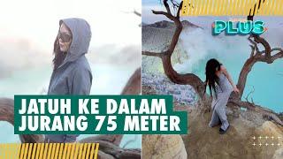 Terlilit Rok Panjang Saat Berfoto, Wisatawan China Jatuh Ke Kawah Ijen