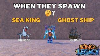 How To Know When Sea King & Ghost Ship Will Spawn in King Legacy Second Sea