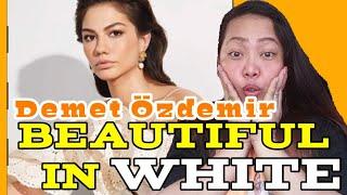 Demet Özdemir  beautiful in white