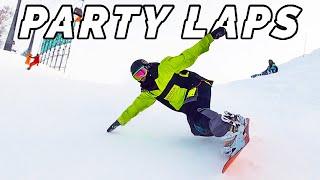 PARTY LAPS | Snowboarding in Japan ft. C-Vlogs