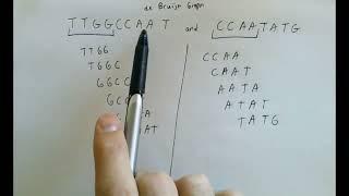 Sequence Alignment using a "de Bruijn" Graph assembly