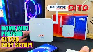 DITO Home WiFi Prepaid SLT728 Easy Setup and Speed Test Review! | INKfinite