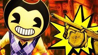 БЕНДИ-СОСЕД VS АВТОМАТ ТОМПСОНА! ПАСХАЛКИ БЕНДИ! [Bendy And The Ink Machine + Hello Neighbor]