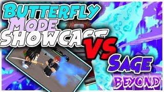 [CODE!] NEW BUTTERFLY MODE SHOWCASE/REVIEW!|SAGE MODE VS BUTTERFLY MODE!|ROBLOX NRPG- Beyond