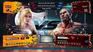 Tekken™7 PS4 Online Ranked Matches - I8Cereal (Nina Williams) vs. Mafia0817 (Fahkumram)