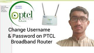 How to change Username & Password on PTCL Modem| DSL-2750U | Username & Password #trending  #mrbeast