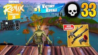 Fortnite *Chapter 2 Remix* | 33 Elimination Solo Squads Win Full Gameplay