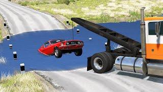 Cars vs Deep Water #11 – BeamNG.Drive