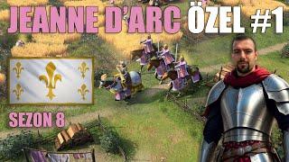 Age of Empires IV JEANNE D'ARC ÖZEL MAÇLAR - Süvari, Ticaret ve KADIN Gücü | AoE4 S8