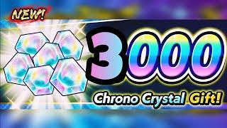 HOW TO GET 3000 CHRONO CRYSTALS FREE IN THE LATEST UPDATE !! [Dragon Ball Legends]