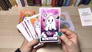 Новинка! Обзор на милейшую колоду The Cute Ghost Tarot /Таро милого привидения 