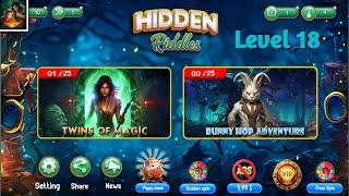 Escape Room Hidden Riddles Twins Of Magic Level 18. Walkthrough Solution