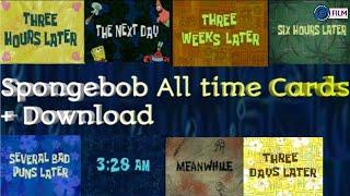 All Spongebob Time cards + Download