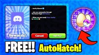 How to get Auto Hatch for free on PC & Phone/Discord | Fighting Legends!