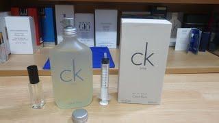 Unboxing Perfume Calvin Klein One and Toturial how to decant the fragrance