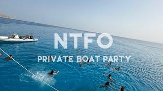 Private Boat party w. NTFO @ Gulf of Aqaba (Red Sea) #ntfo