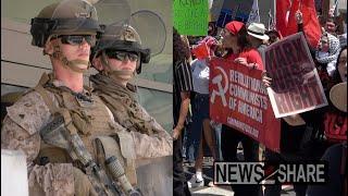 Marines deployed against "No Kings" and anti-ICE protesters in Los Angeles