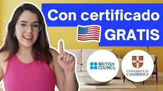 Cursos online para APRENDER INGLES GRATIS y FÁCIL (con certificado) 