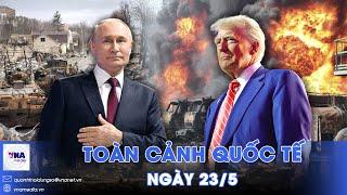 Toàn cảnh Quốc tế 23/5. Tổng thống Trump 'được lòng' Nga, Đức lo lắng tương lai Ukraine - VNA