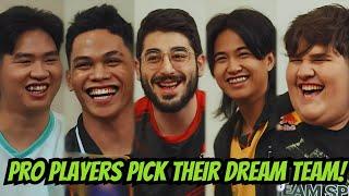 MLBB Pro Players Team Up Each Other To Pick Their Dream Team!