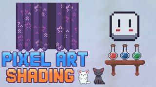 Как работает свет и тень в Pixel art || Shading