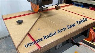 Tour this Ultimate Radial Arm Saw Table