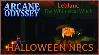 Halloween NPC Locations | Roblox Arcane Odyssey