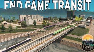 Building The Best Late Game No Mods Transit Hub In Cities 1!