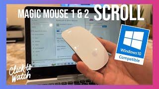 How to Enable Apple Magic Mouse 1 & 2 Scroll in Windows 10 - Solved