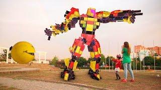 Pacman Vs  Lego In Real Life