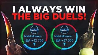 I ALWAYS WIN THE BIG DUELS! (CSGO500)