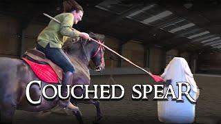 Lance or spear? How to use a lance or spear from horseback. What's the difference? (We try it out).