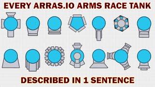 Every Arras.io ARMS RACE Tank Described in 1 Sentence!