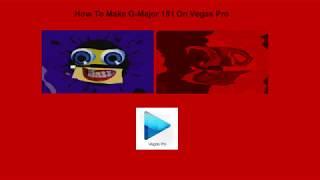 How To Make G-Major 151 On Vegas Pro