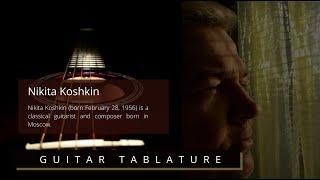 Guitar TAB - Nikita Koshkin : No 5. Snowflakes (24 Easy Pieces) | Tutorial Sheet Lesson #iMn