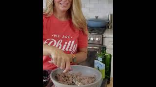 The Philly cheesesteak is an American Classic- the perfect easy dinner for your busy summer nights!