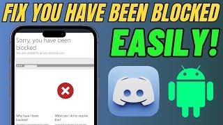 How To Fix Discord Sorry You Have Been Blocked Error Message (2024)
