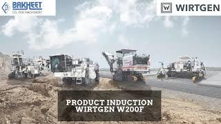 Wirtgen W 200 F Product Induction