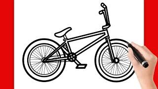 Learn How to Draw a Jaw-Dropping BMX Bike! Step by step, EASY