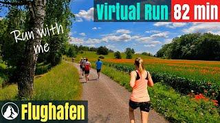 2022 Airport Run | Running Video for treadmill workout | Zürilauf Cup Virtual Run #24 Switzerland