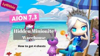 Aion 7.3: Hidden Minionite Warehouse 4 Chests