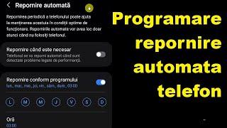 Repornirea automata a telefonului este recomandată