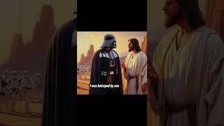 Darth Vader Meets Jesus #starwars #darthvader #jedi #jesus