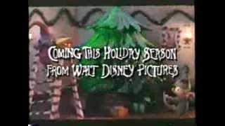 The Nightmare Before Christmas (1993) Promo (VHS Capture)