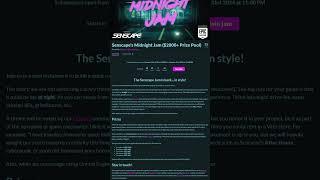  Senscape's Midnight Jam ($2000+ Prize Pool) 