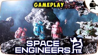 Первый Геймплей Space Engineers 2 ранний доступ новая сетка, разрушения, полеты #spaceengineers2